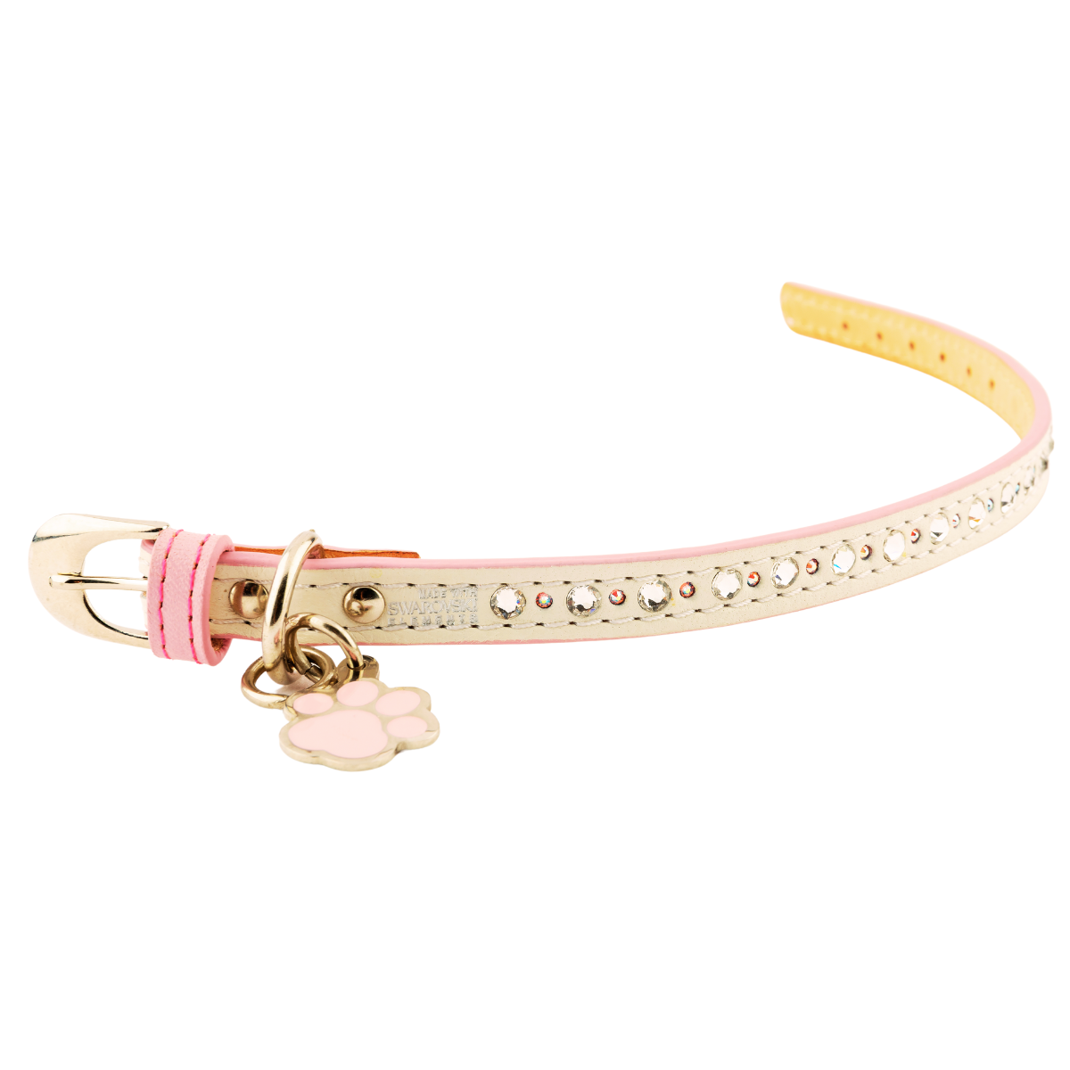 Collar Lumière para Gatos con Cristales Swarovski Blanco