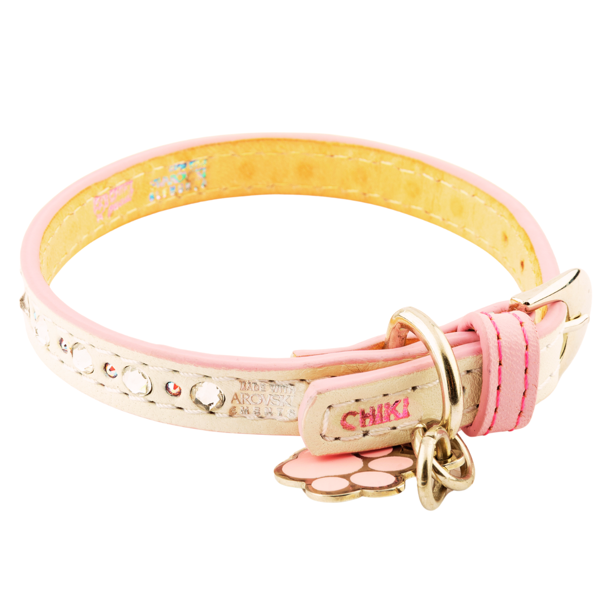 Collar Lumière para Gatos con Cristales Swarovski Blanco