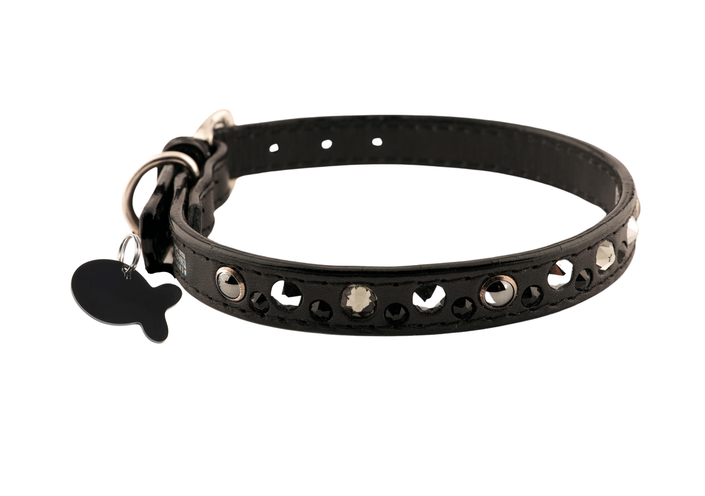 Collar para Gatos con Cristales Swarovski Silver Night