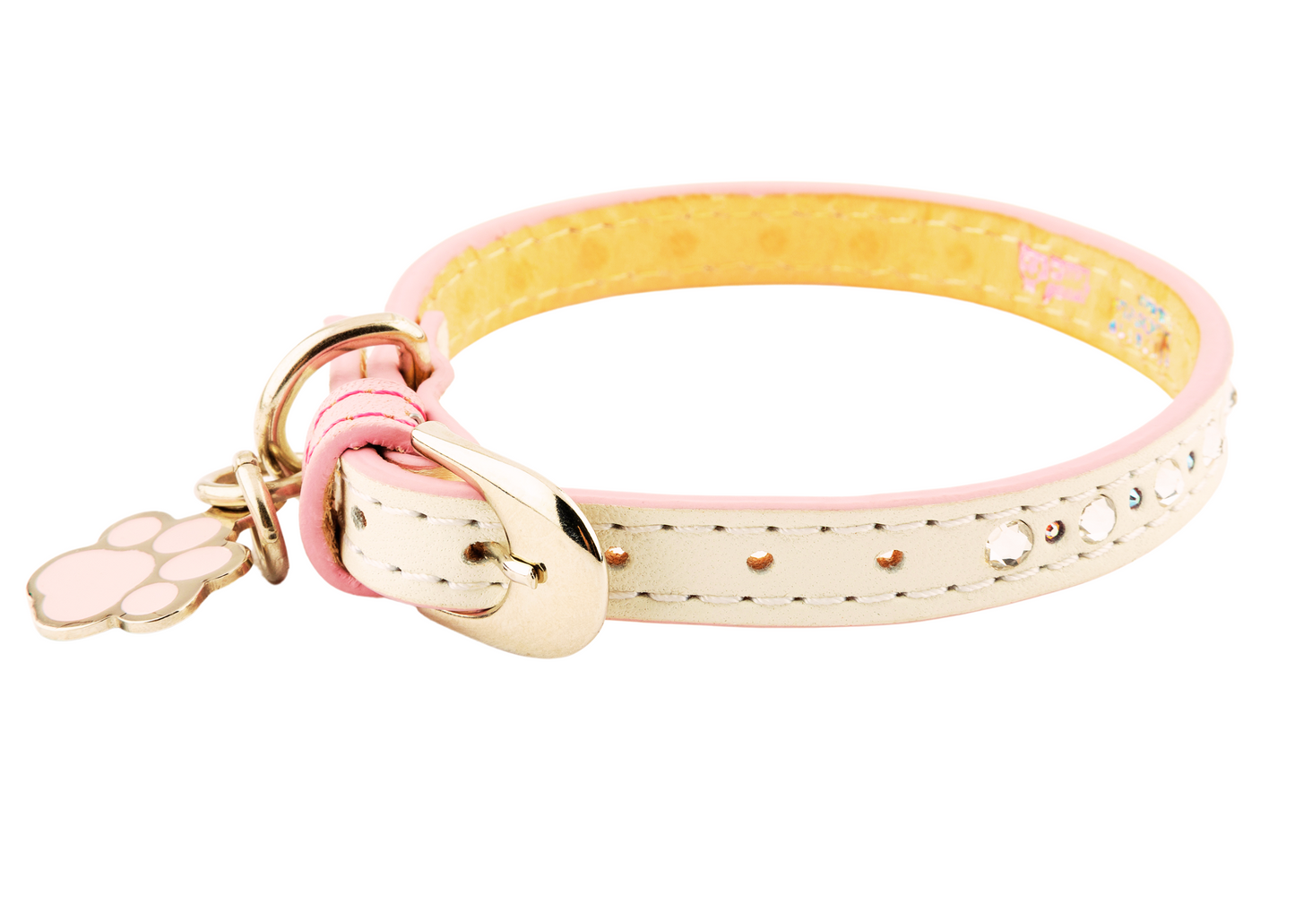 Collar Lumière para Gatos con Cristales Swarovski Blanco