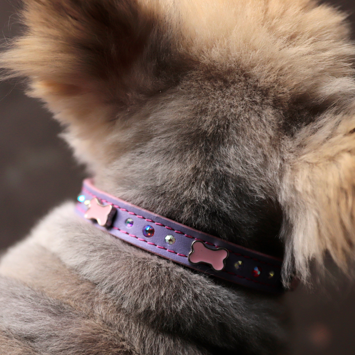 Collar Hueso Lila