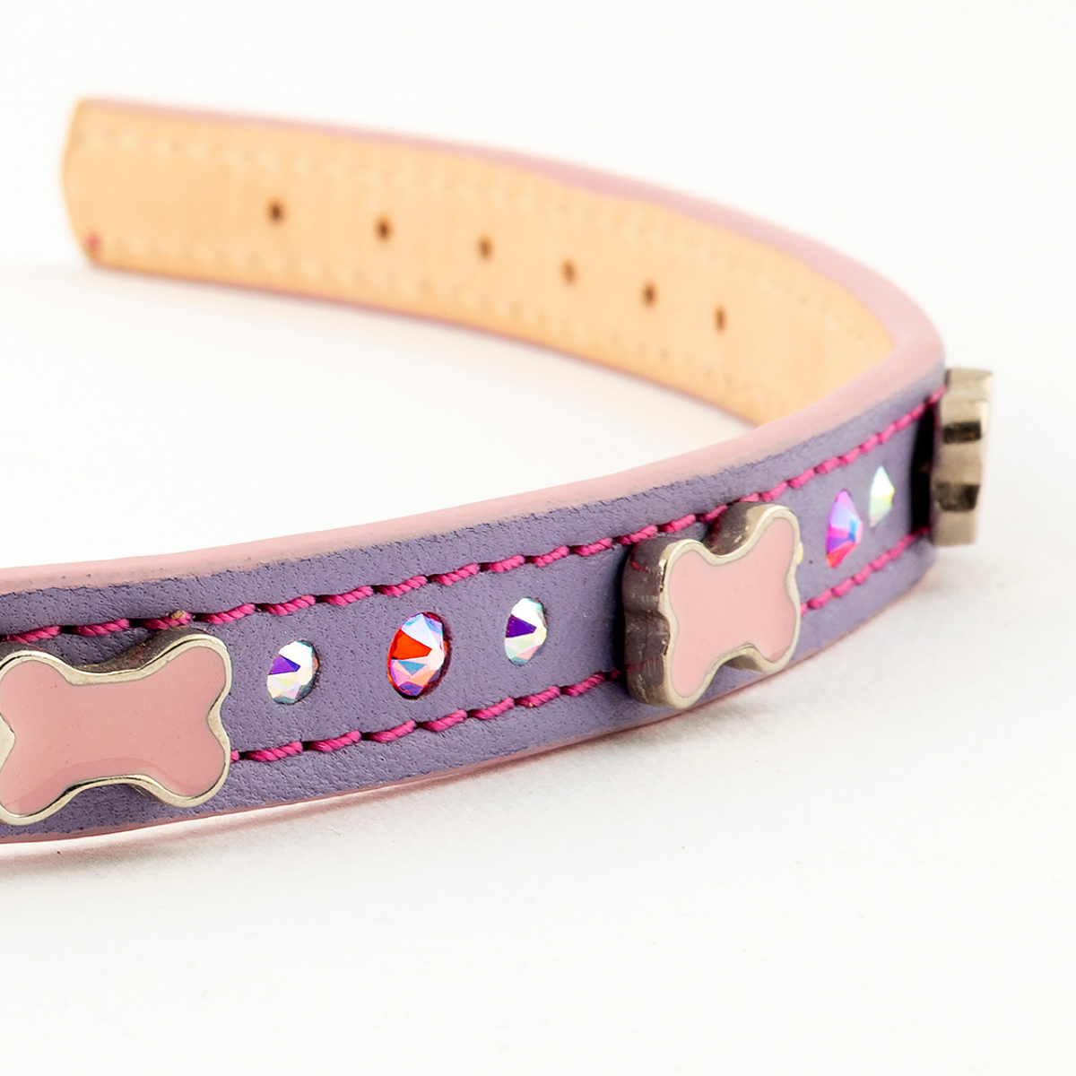 Collar Hueso Lila