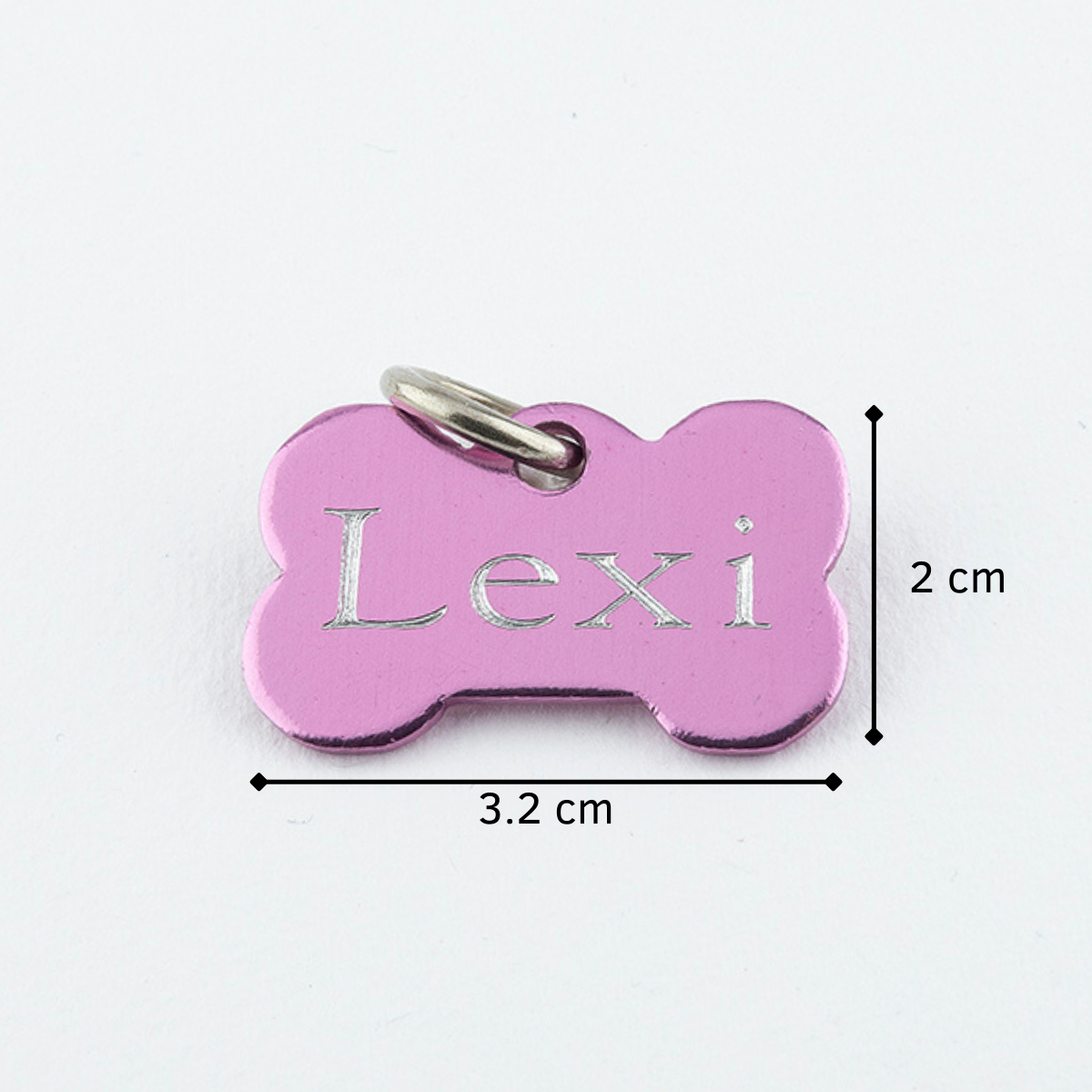 Placa Aluminio Hueso Rosa S