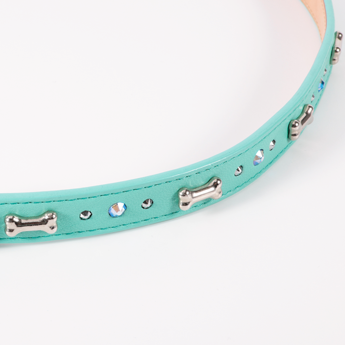 Collar Hueso Metal Menta