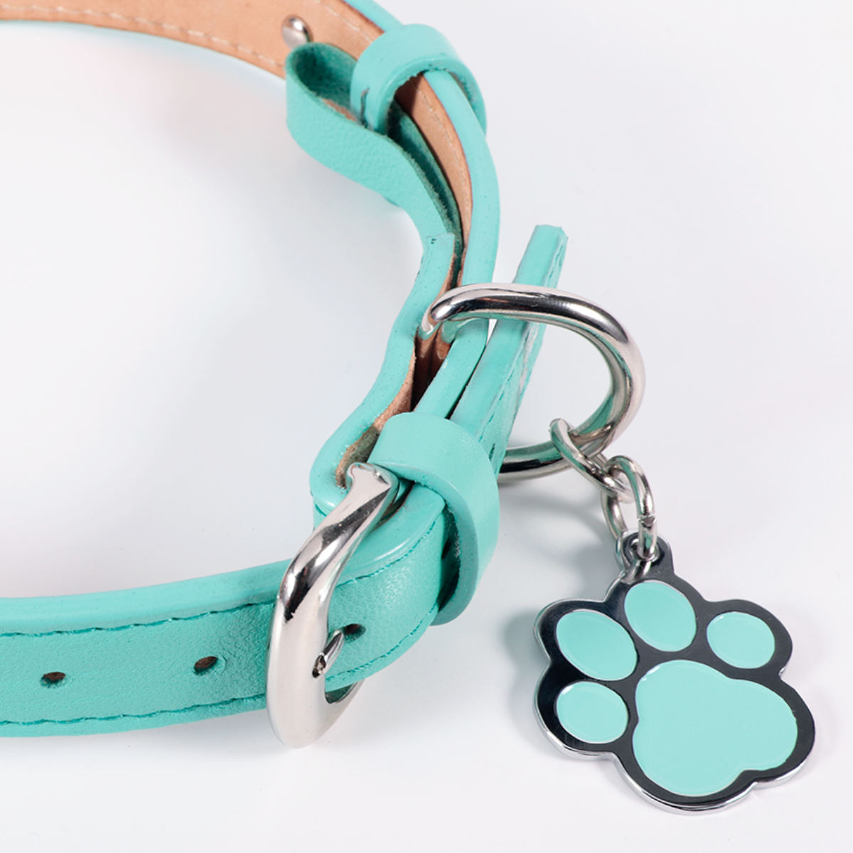 Collar Hueso Metal Menta