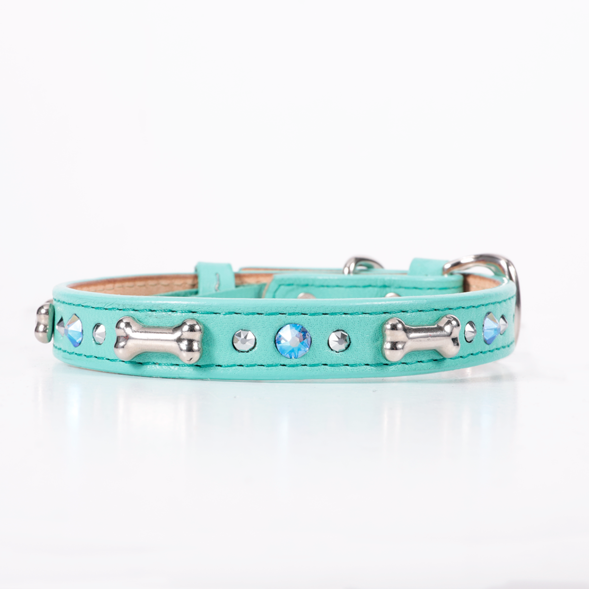 Collar Hueso Metal Menta