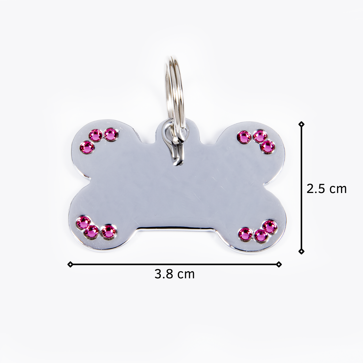 Placa Glam Rosa M