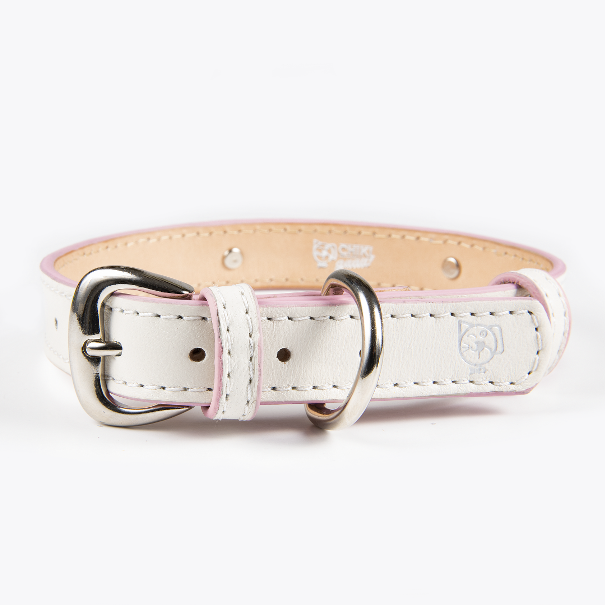 Collar de Identificación Personalizado Blanco