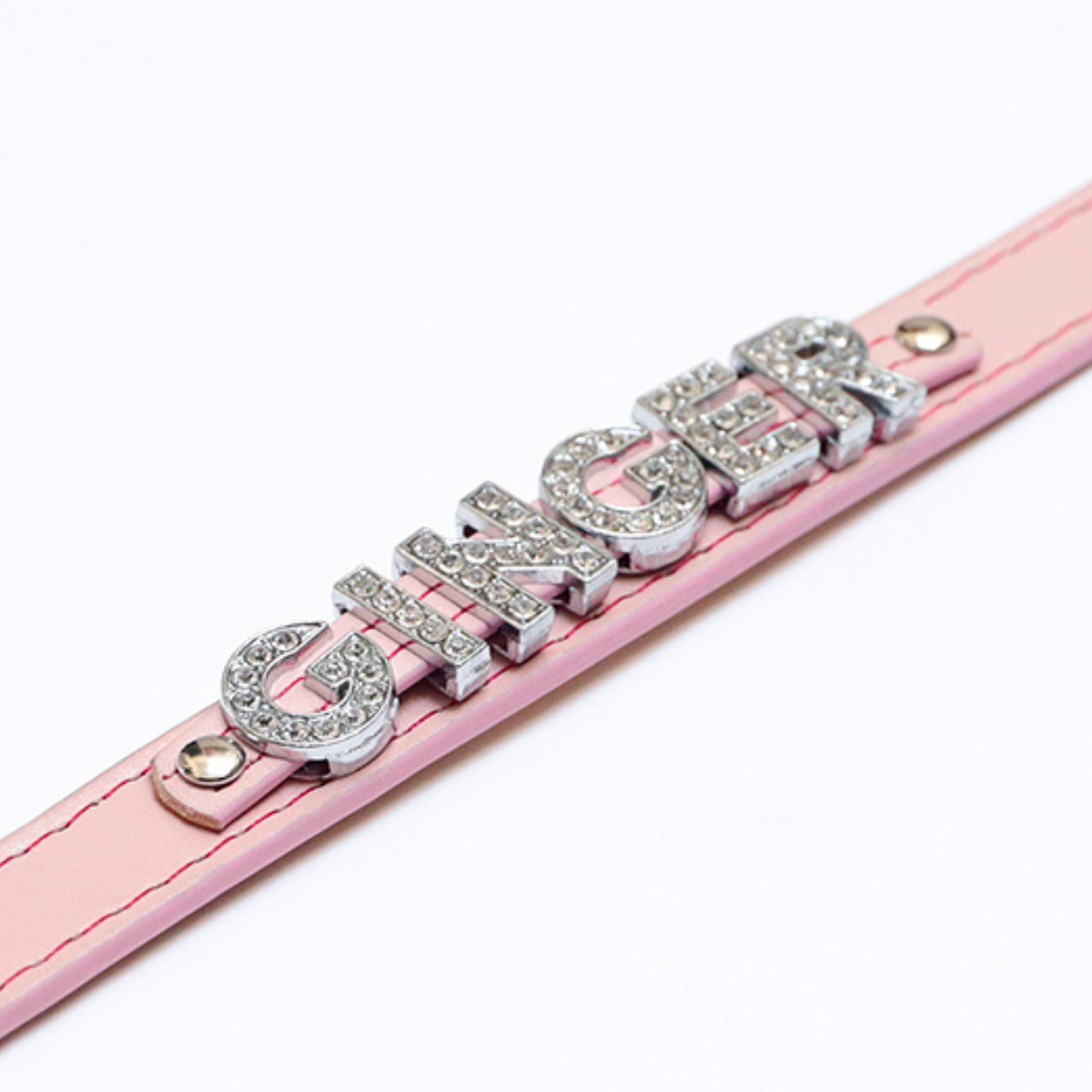 Collar con Nombre Rosa