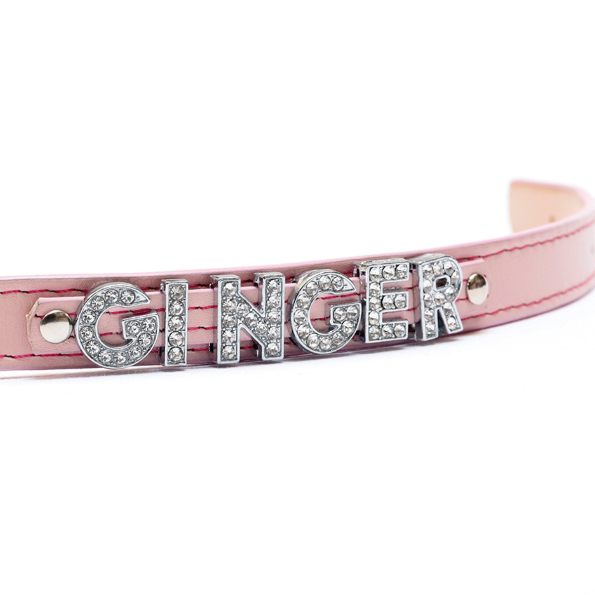 Collar con Nombre Rosa