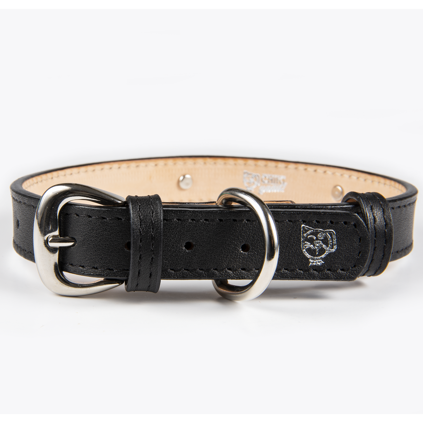 Collar con Placa Negro
