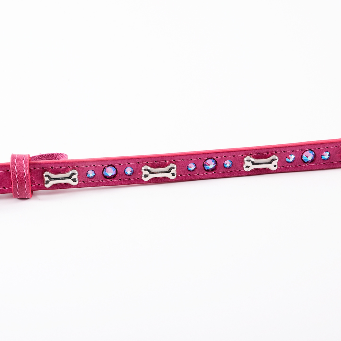 Collar Hueso Metal Hot Pink