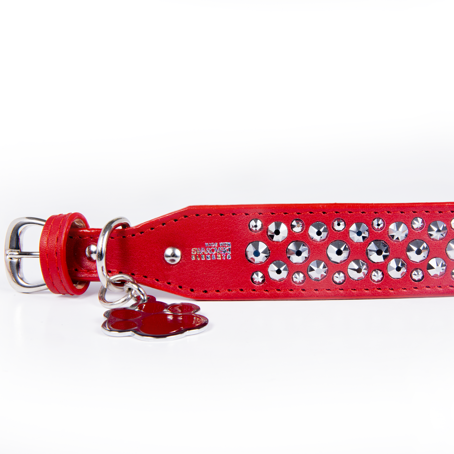 Collar Cromo Rojo