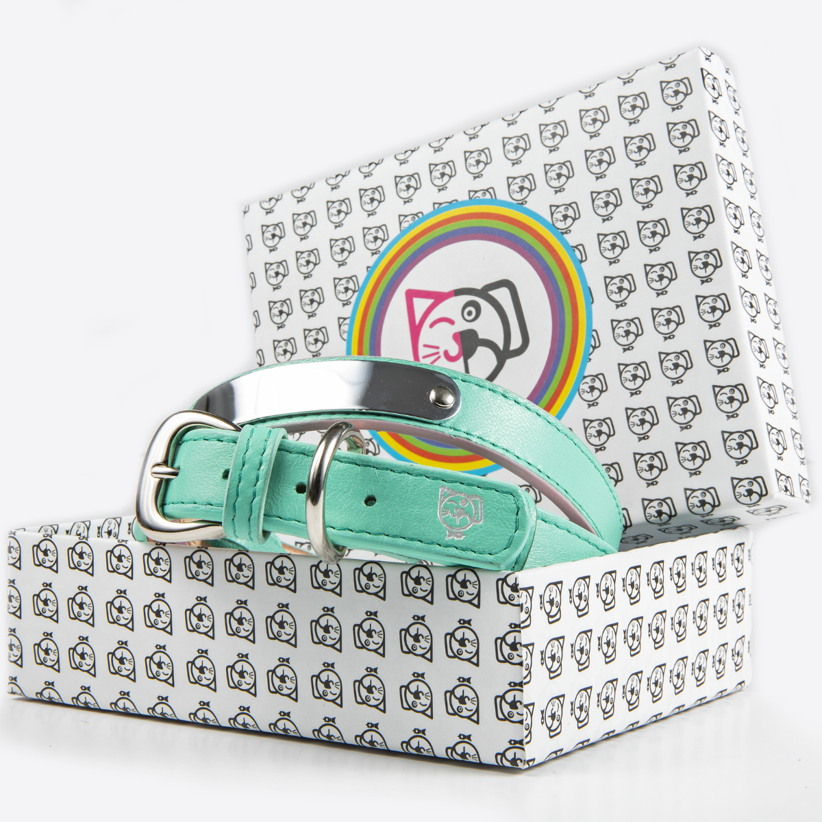 Collar de Identificación Personalizado Menta