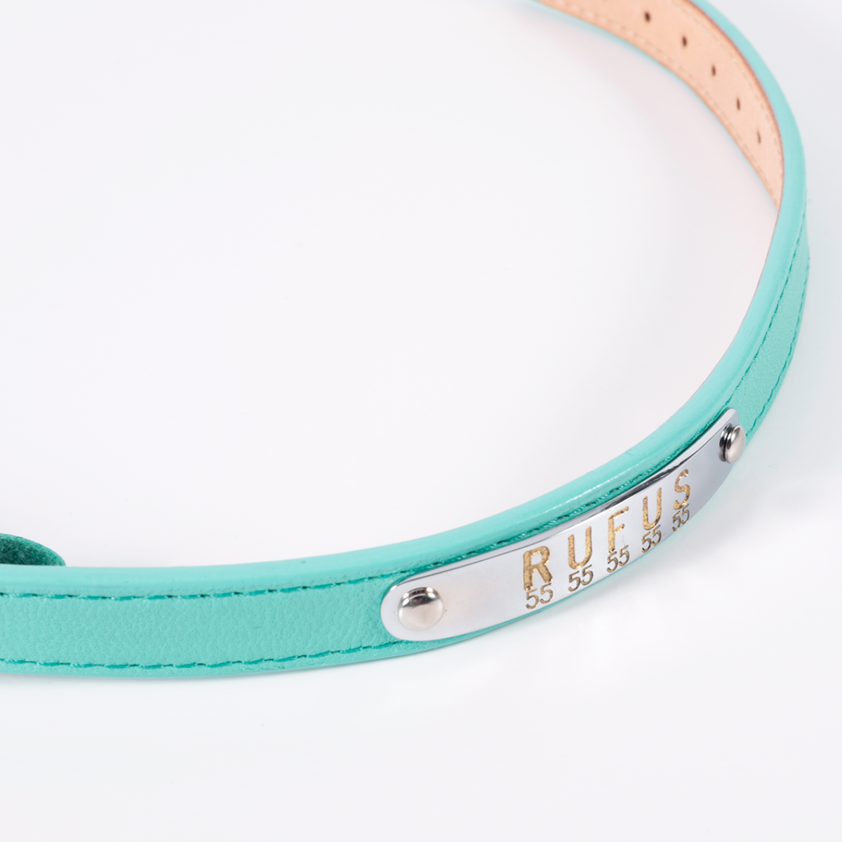Collar de Identificación Personalizado Menta