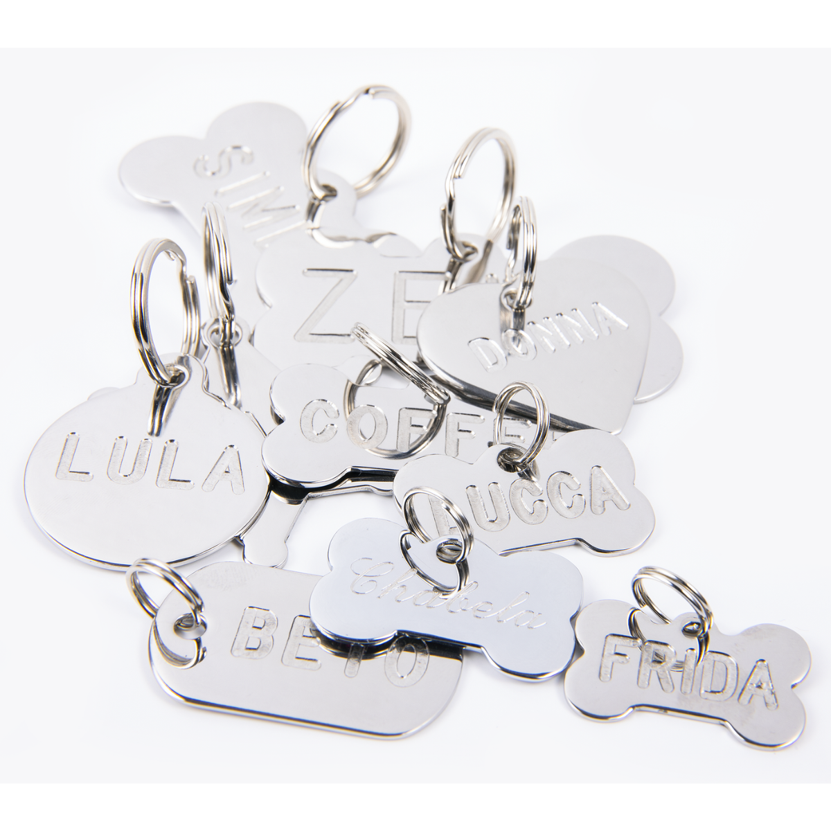 Collar con Placa Lila