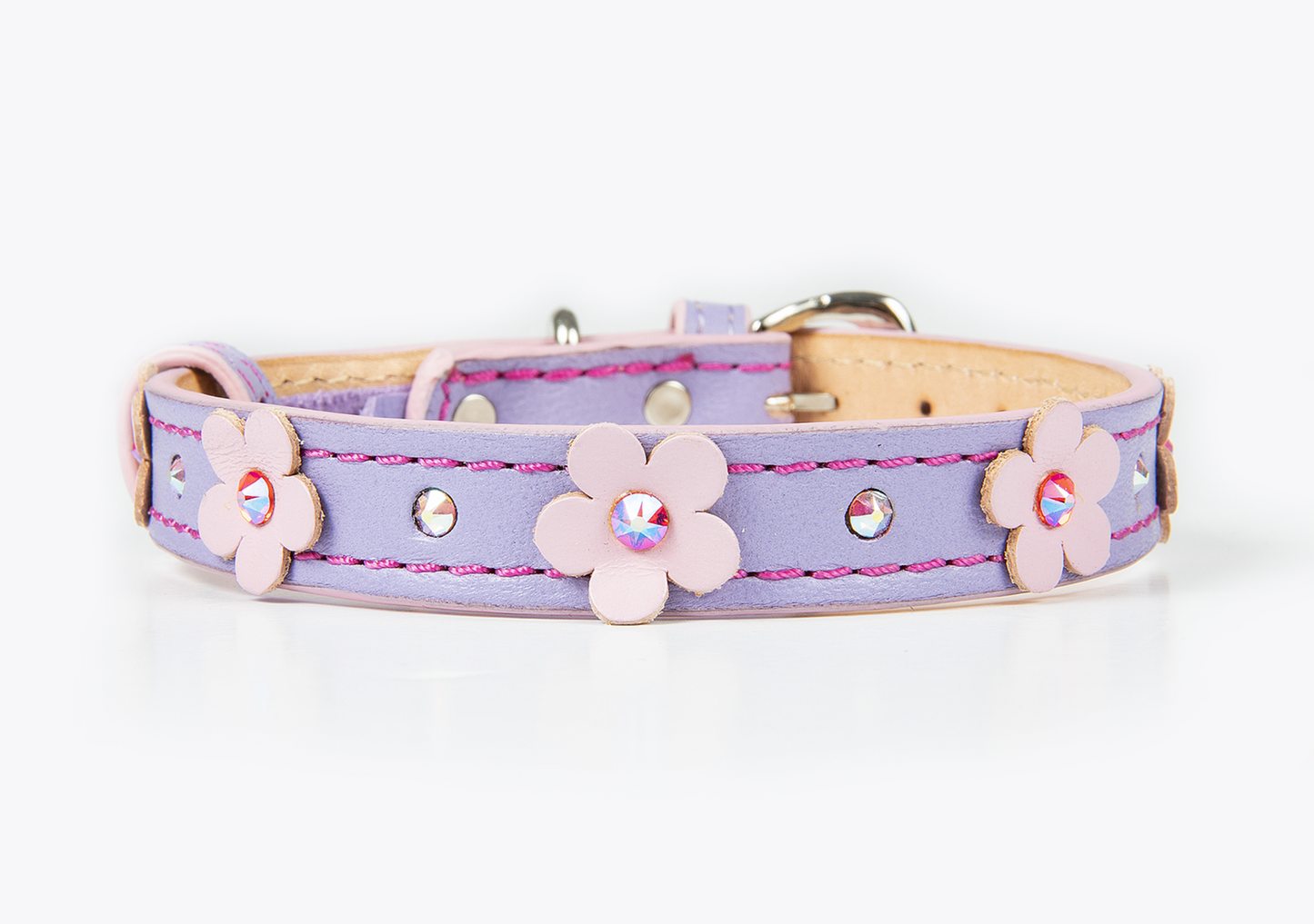 Collar Flor Lila para Gatos