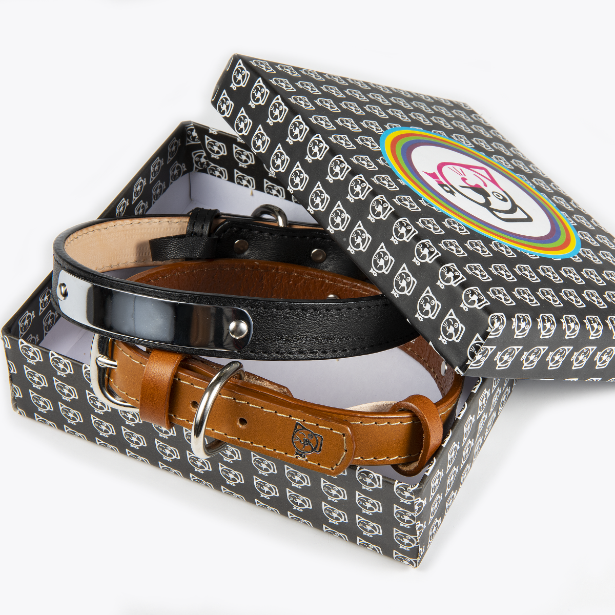 Collar de Identificación Personalizado Negro