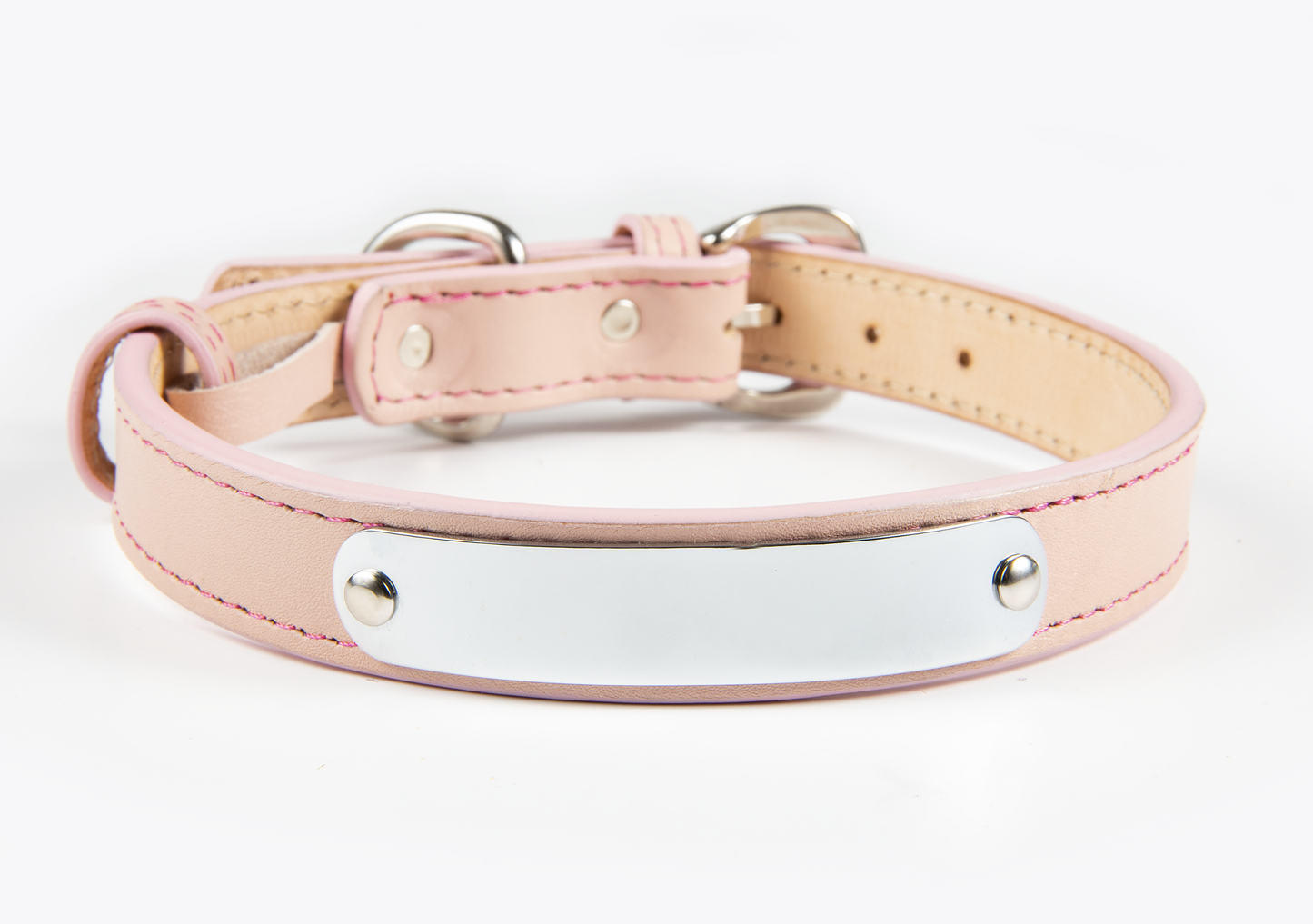 Collar de Identificación Personalizado Rosa