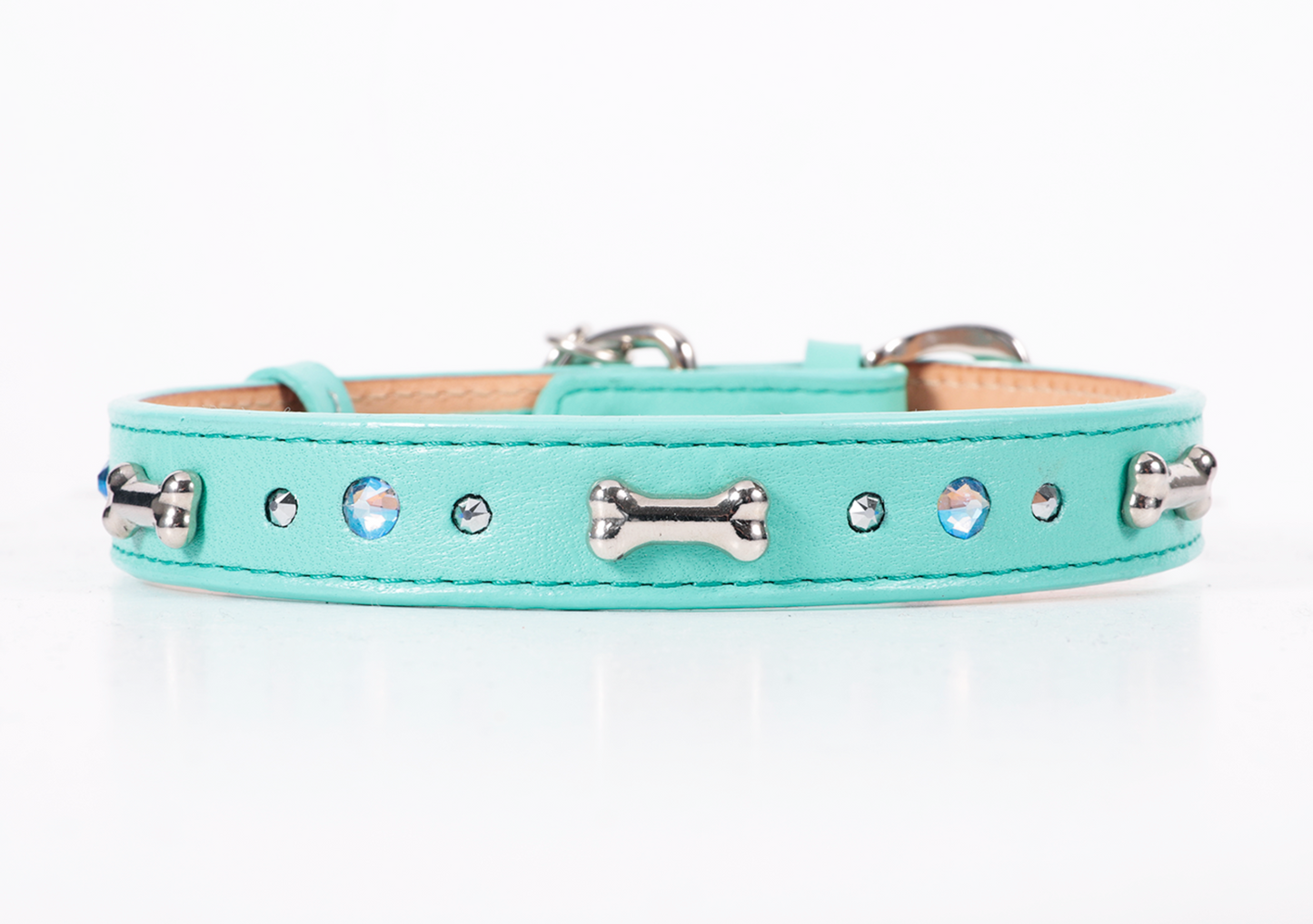 Collar Hueso Metal Menta