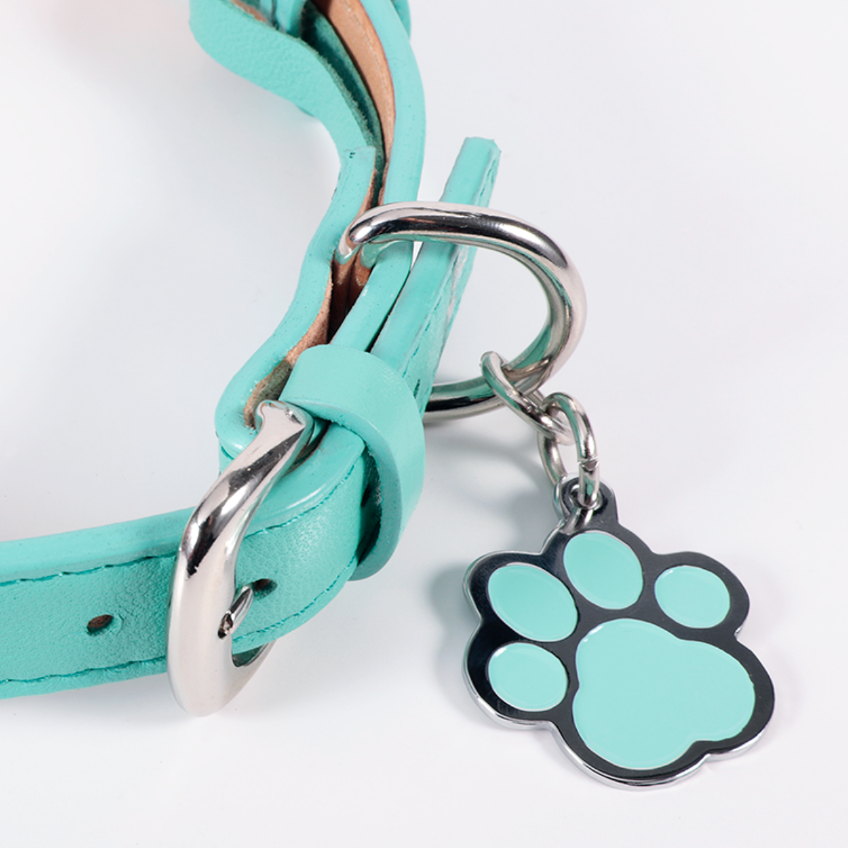 Collar Hueso Metal Menta
