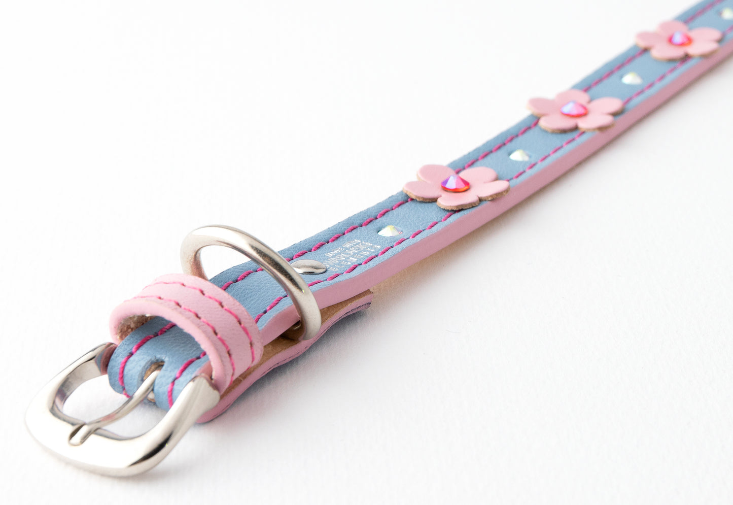 Collar Flor Azul para Gatos