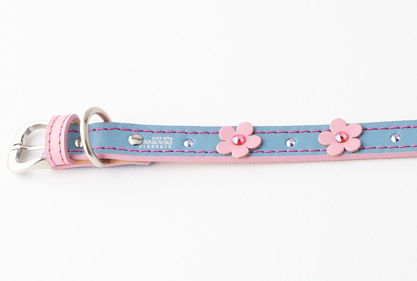 Collar Flor Azul para Gatos