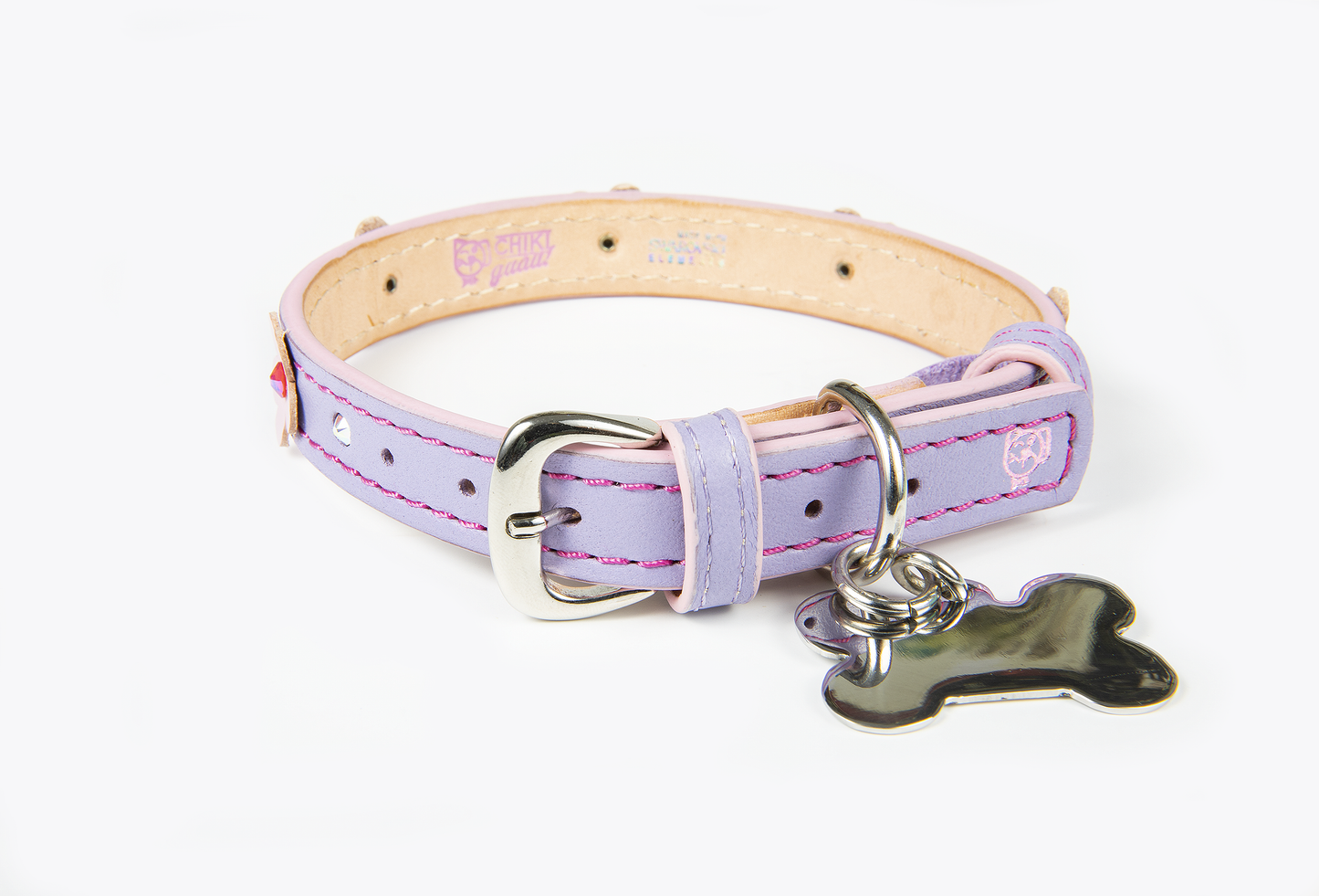 Collar Flor Lila para Gatos