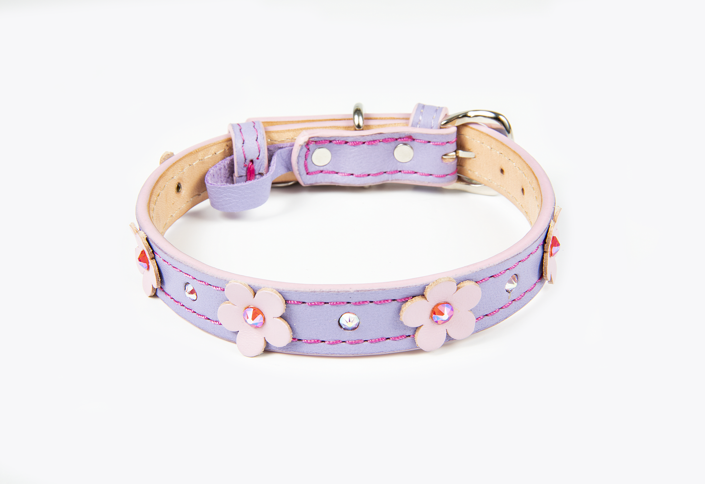 Collar Flor Lila para Gatos