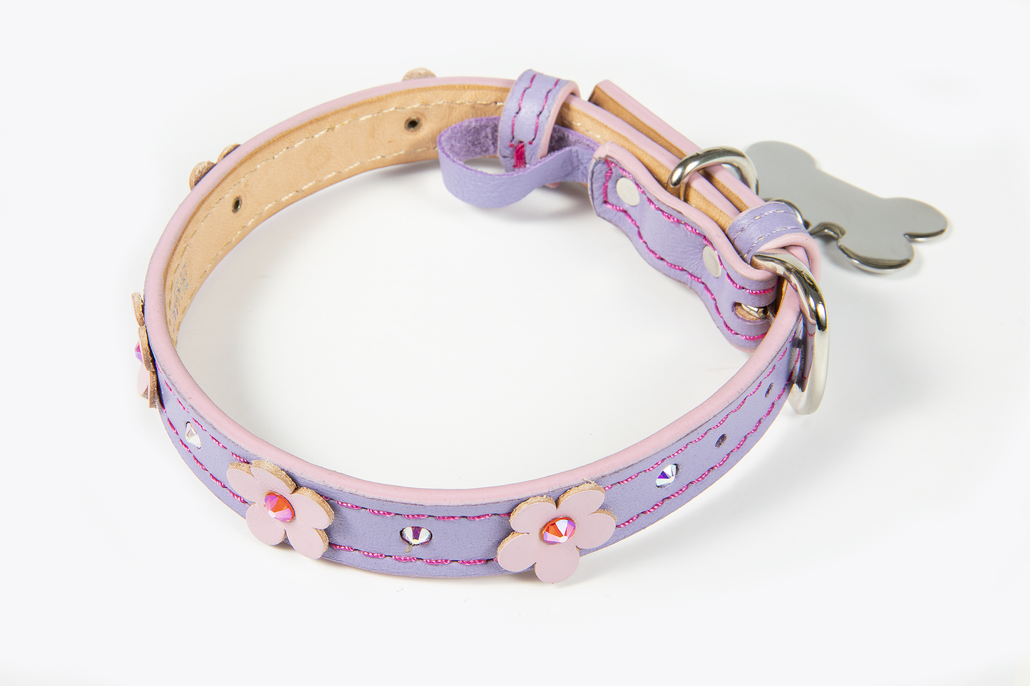 Collar Flor Lila para Gatos