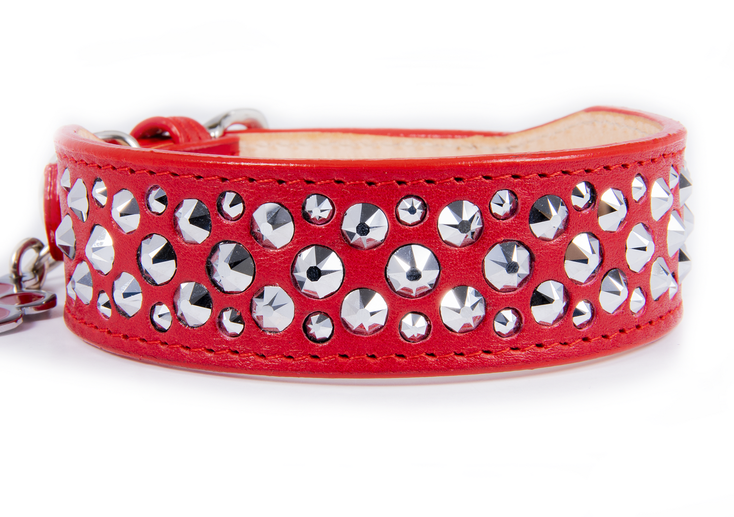 Collar Cromo Rojo