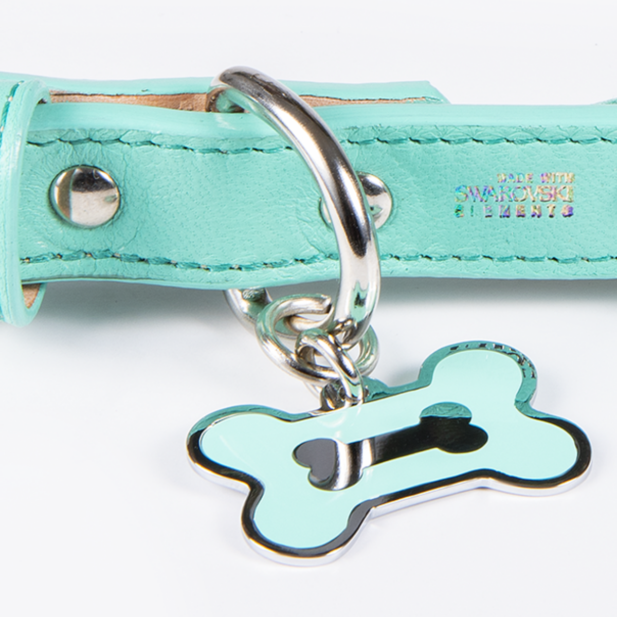 Collar Hueso Metal Menta