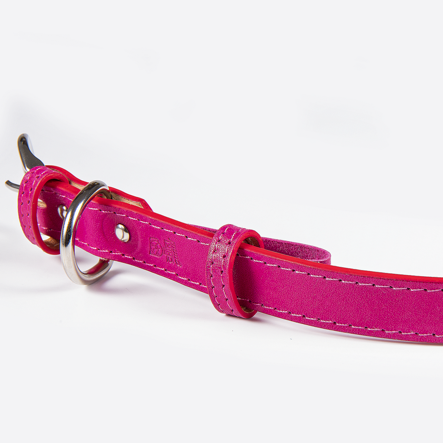 Collar con Placa Hot Pink