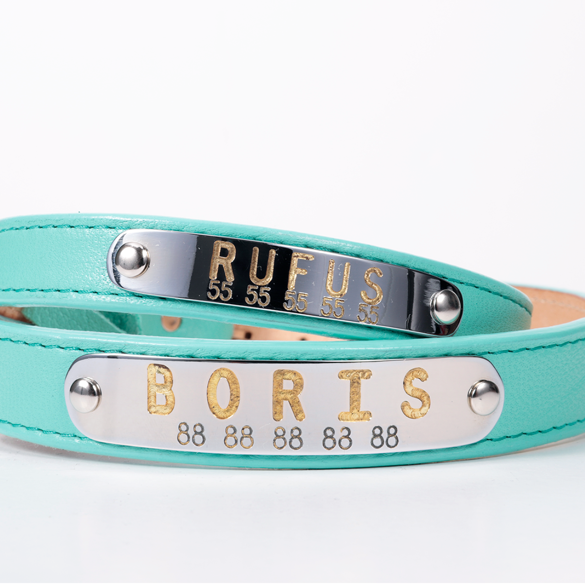 Collar de Identificación Personalizado Menta