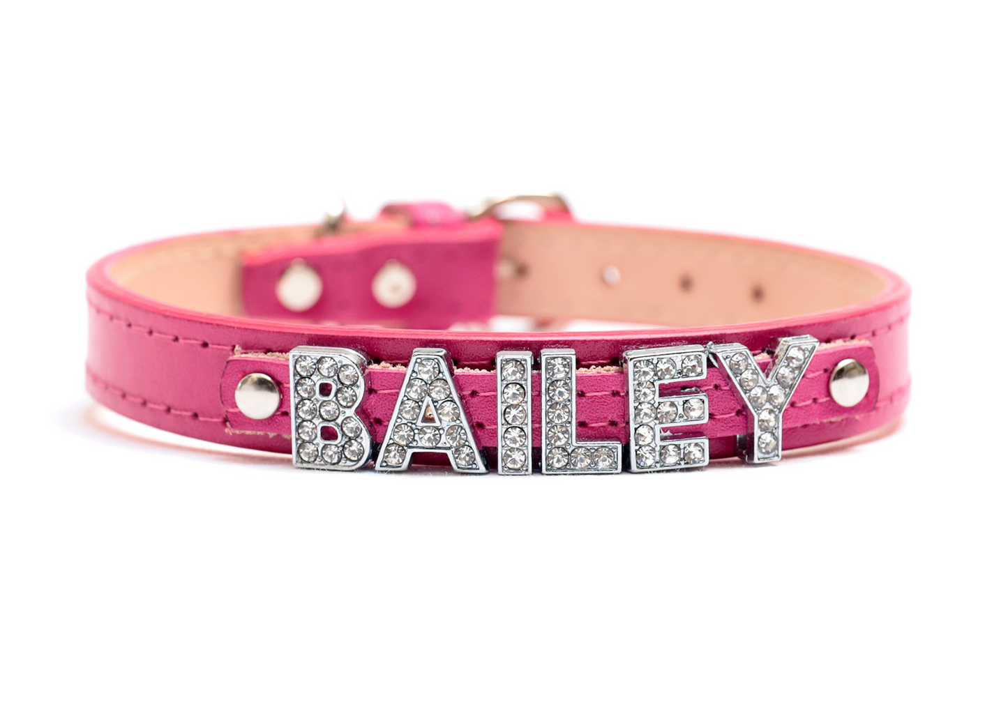 Collar con Nombre Hot Pink